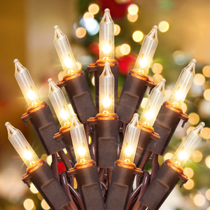 Рождественский светильник из коричневой проволоки