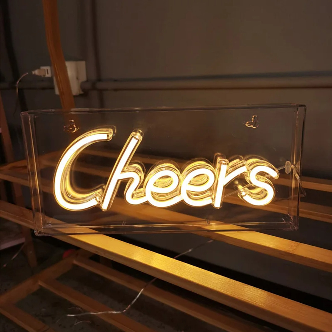 Барная лампа Cheers Neon Sign Light Produce Picture